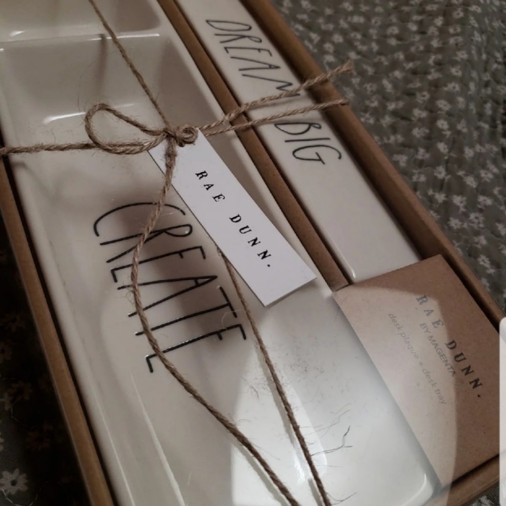 Rae Dunn LL Dream Big & Create Desk Set